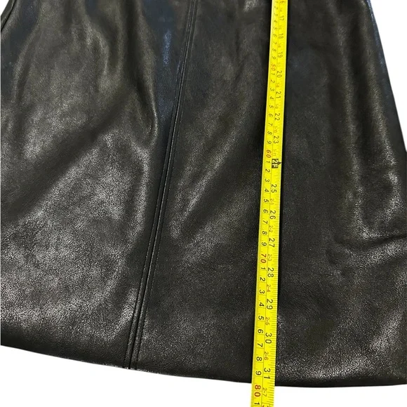 J.Crew Factory Faux-Leather Shift Dress - Picture 6 of 8